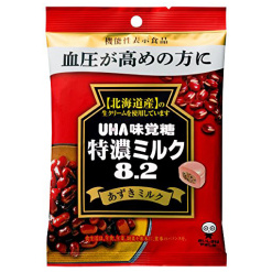 UHA 미각당 진한 우유 8.2 팥 우유 93g_캔디 사탕