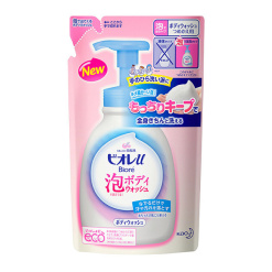 비오레 u 거품으로 나오는 바디 워시 리필 친화적 신선한 플로랄 향기480mL