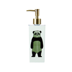 소지의나카지마 샴푸용 스퀘어 디스펜서 자이언트 판다 약500ml