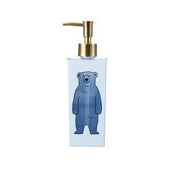 소지의나카지마 샴푸용 스퀘어 디스펜서 북극곰 약500ml