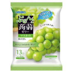 오리히로 곤약젤리 파우치 청포도맛 6개입