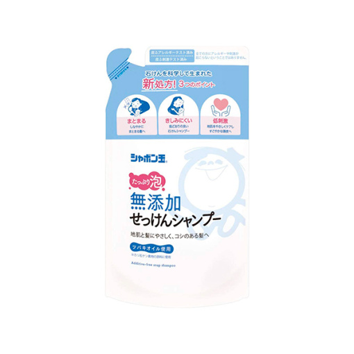 비눗 방울 무첨가 비누 샴푸 거품 타입 리필 용 420ml