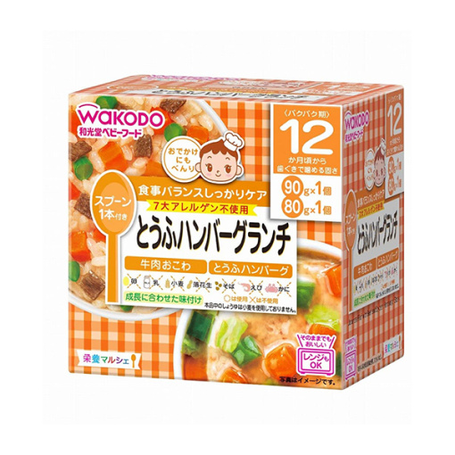 영양마르쉐두부햄버거점심식사쇠고기팥밥90g두부햄버거80g