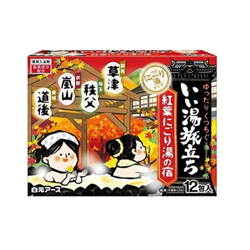 좋은 온천 여행 단풍 탁한 온천 여관 25g × 12포