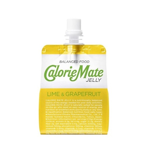 칼로리 메이트 젤리 라임 자몽맛 215g