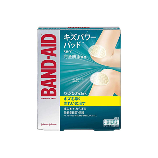 밴드에이드 키즈파워패드 팔꿈치 무릎보호용 3매