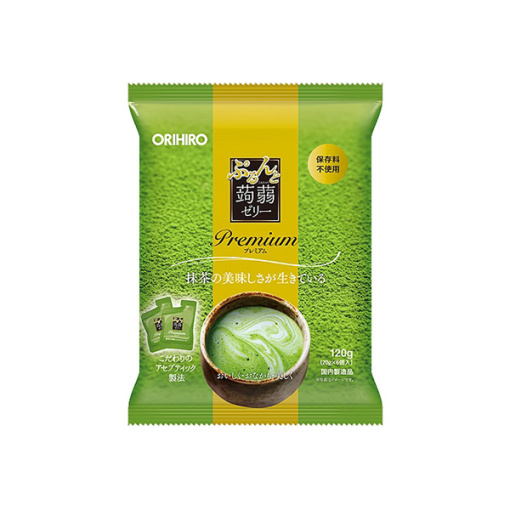 오리히로 곤약젤리 파우치 프리미엄 말차 6개입