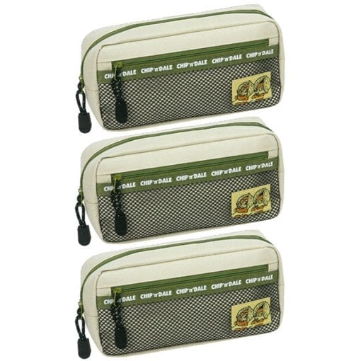 521 디즈니 칩데일 필통 메쉬 포켓 live smart 3개1세트