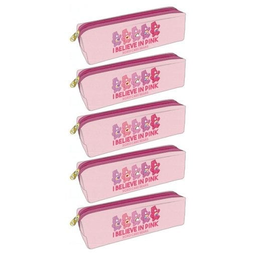 562 케어 베어 필통 슬림 핑크제5탄 5개1세트