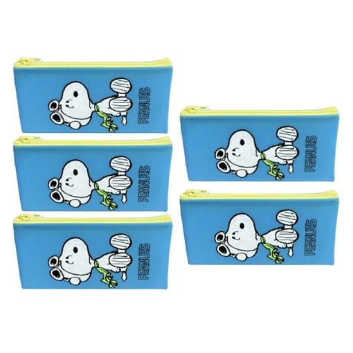 566 스누피 필통 플라잉 에이스 5개1세트