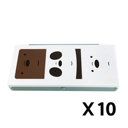 603 위 베어 베어스 플라스틱 케이스 페이스 업 10개1세트