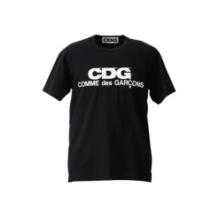 꼼데가르송 반팔티 cdg 로고 남녀공용 면100 티셔츠 일본매장 블랙 l