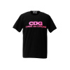꼼데가르송 반팔티 cdg 로고 남녀공용 면100 티셔츠 일본매장 핑크xxl