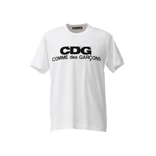 꼼데가르송 반팔티 cdg 로고 남녀공용 면100 티셔츠 일본매장 화이트s