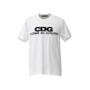 꼼데가르송 반팔티 cdg 로고 남녀공용 면100 티셔츠 일본매장 화이트xl
