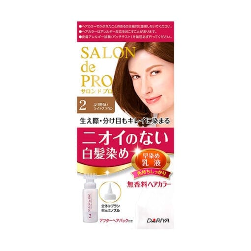 다리야 일본 살롱드프로 염색유액 2더 밝은 라이트 브라운