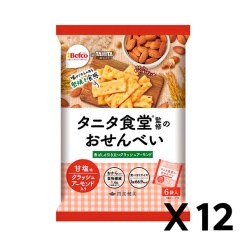 타니타식당 감수 센베이 아몬드 96g 12개 세트