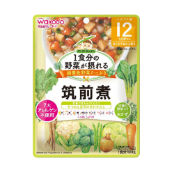 1식분의 야채를 섭취할 수 있는 구구 키친 치쿠젠 조림 100g