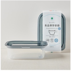 식품 보존 용기 400ml 2개