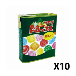 사쿠마제과 S15캔 드롭스 (귀멸의 칼날) 80g X 10세트