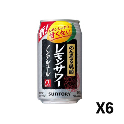 산토리 논알콜 레몬 사와 논알콜음료 1개(350ml) X 6개 세트