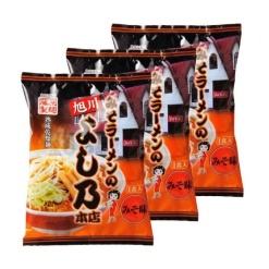 후지와라제면 아사히카와 미소라멘노요시노 본점 125g X 3개 세트