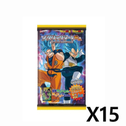 코리스 드래곤볼 초 메탈릭 시트 껌 X 15세트