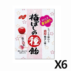 노벨제과 우메보시 타네아메 카라멜 X 6세트