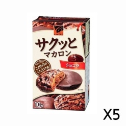 카바야 바삭한 마카롱 쇼콜라 10개 X 5세트