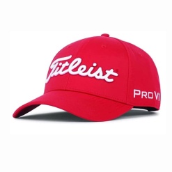 타이틀리스트 투어 퍼포먼스 캡 HJ2CUP 레드x화이트