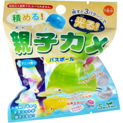빛나는! 부모와 자식 거북이 목욕 공 해양 향기 75g 1 회분
