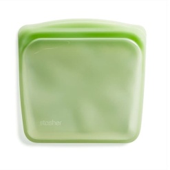 스태셔 실리콘 음식물 보관팩 이지 샌드위치 그린