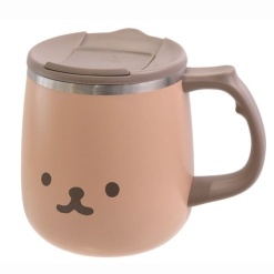 사부 무무 스테인리스 보온 머그컵 400ml 핑크 SHI351310