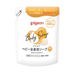 피존 베이비 전신용 폼 세정제 촉촉한 리필용 400ml