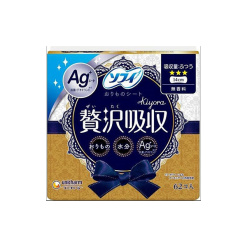 유니참 소피 kiyora 높은 흡수율 Ag 보통용 무향료 14cm(62매입)