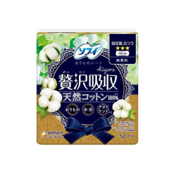 유니참 소피 kiyora 높은 흡수율 천연 코튼 보통용 무향료 14cm (52매입)