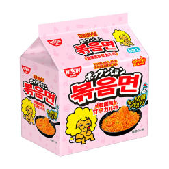 닛신 야끼소바 불닭볶음면 까르보 5식