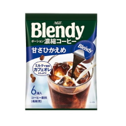 블렌디 포션 농축 커피 덜 단맛 히카에메 6개
