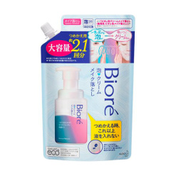 카오 비오레 거품 크림 메이크업 클렌저 리필용 대용량 355ml