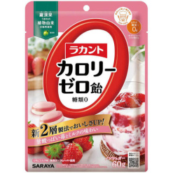 사라야 라칸토 칼로리 제로 사탕 딸기 우유 맛 60g