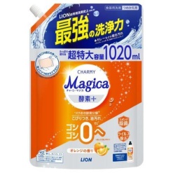 라이온 챠미 마지카  효소 + 오렌지향 리필용 초특대 크기 1020mL