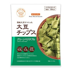 비오쿠라 대두 칩스 그린 베지터블 35g