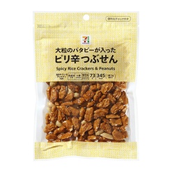 Seveneleven 세븐일레븐 땅콩이 들어간 매운맛 츠부센 73g