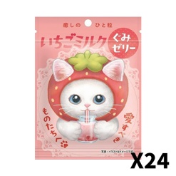 츠키미도 딸기 밀크 구미 젤리 40g x 24개