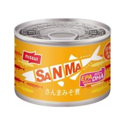 닛스이 SANMA 된장 꽁치 통조림 150g