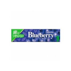 롯데 이빨에 잘 달라붙지 않는 블루베리 껌 1개(9매입) 26g