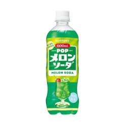 산토리 POP 메론소다 페트 탄산음료 600ml