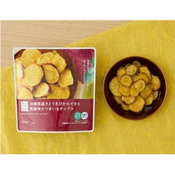 로손 오키나와산 사탕수수로 만든 흑당맛 고구마칩 35g